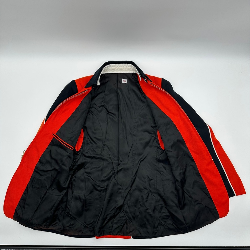 Vintage DHS Marching Band Jacket Red Black‎ Uniform Zip Up Size 56 Costume Retro - Picture 13 of 14